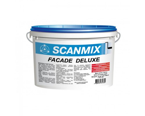 Фасадная краска Scanmix Fasad DeLuxe 15кг
