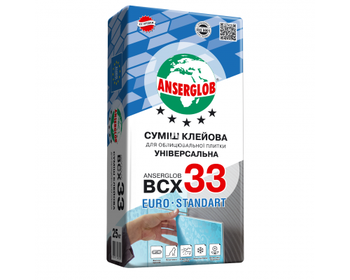 Клей ANSERGLOB BCX 33 25 кг